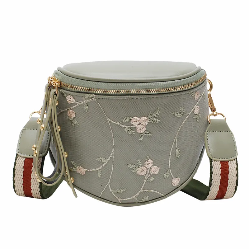 2019 Lace embroidery Crossbody Bag For Women Messemger Bags Pu Leather Shoulder Bag Fashion Famous Brand Lady Semicircle Saddle
2019 Lace embroidery Crossbody Bag For Women Messemger Bags Pu Leather Shoulder Bag Fashion Famous Brand Lady Semicircle Saddle