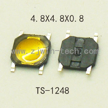 1000pcs/lot 4.8X4.8X0.8mm for phone screen push button waterproof Tactile Switch Momentary tact SMD super tiny low profile
1000pcs/lot 4.8X4.8X0.8mm for phone screen push button waterproof Tactile Switch Momentary tact SMD super tiny low profile