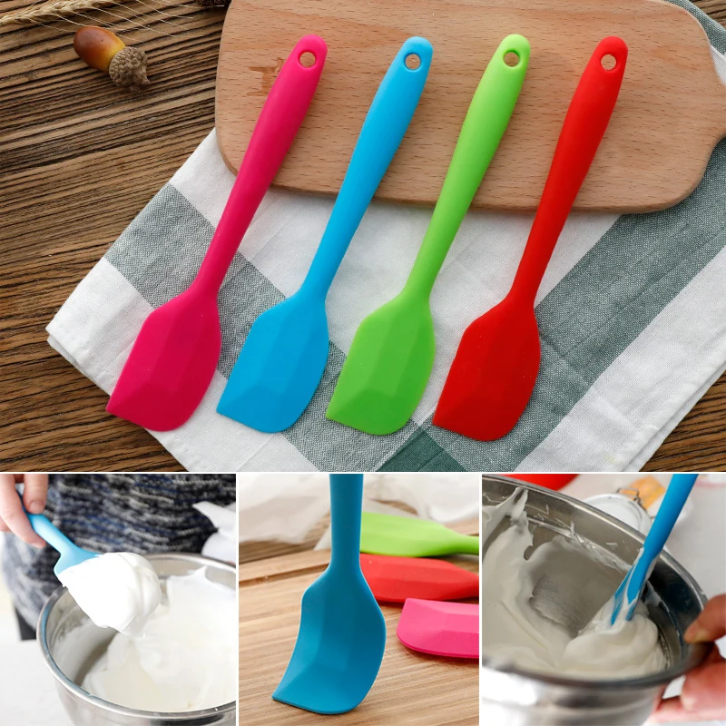 Kitchen Food Grade Silicone Spatula Non-stick Butter Cream Pastry Scraper Bakeware Cooking Baking cake Tools kitchen Accessories
Kitchen Food Grade Silicone Spatula Non-stick Butter Cream Pastry Scraper Bakeware Cooking Baking cake Tools kitchen Accessories
