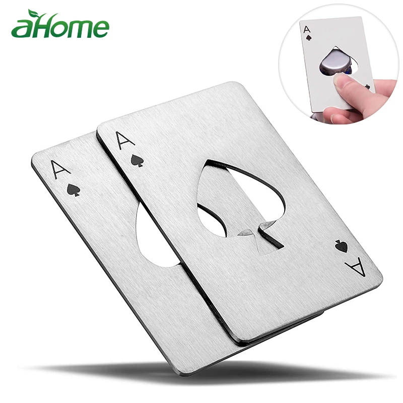 Creative Poker Card Beer Bottle Opener Personalized Funny Stainless Steel Credit Card Bottle Opener Card of Spades Bar Tool
Creative Poker Card Beer Bottle Opener Personalized Funny Stainless Steel Credit Card Bottle Opener Card of Spades Bar Tool