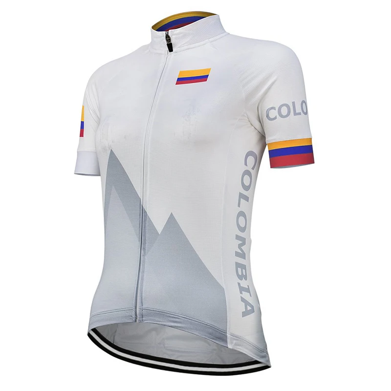Colombia 2019 New Team Women White Cycling Jersey Customized Bike Road RACE Team Summer Racing clothing Tops Bicycle Clothes
Colombia 2019 New Team Women White Cycling Jersey Customized Bike Road RACE Team Summer Racing clothing Tops Bicycle Clothes