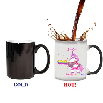 Badass unicorn mug hot Sensitive mugs Ceramic coffee Tea milk Mug color changing mug for best friend gift
Badass unicorn mug hot Sensitive mugs Ceramic coffee Tea milk Mug color changing mug for best friend gift