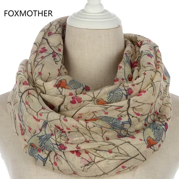 FOXMOTHER New Lightweight Soft Fashionable Beige Grey Sky Blue Bird On Tree Ring Scarves Foulard Loop Scarfs Woman Ladies Gifts
FOXMOTHER New Lightweight Soft Fashionable Beige Grey Sky Blue Bird On Tree Ring Scarves Foulard Loop Scarfs Woman Ladies Gifts