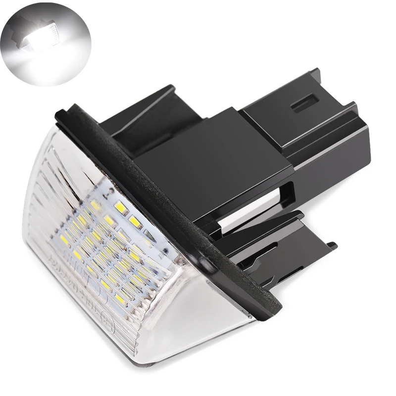 2Pcs LED Number License Plate Lights 18SMD No Error Free light bulb For PEUGEOT 206 207 306 307 406 407 for CITROEN C3 C4 C5
2Pcs LED Number License Plate Lights 18SMD No Error Free light bulb For PEUGEOT 206 207 306 307 406 407 for CITROEN C3 C4 C5
