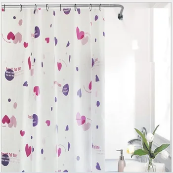 2016 PEVA Fabric Modern Bathroom Shower Curtains Purple Heart Waterproof Bath Curtain Rideau De Douche 180*180cm 12hooks YL39
2016 PEVA Fabric Modern Bathroom Shower Curtains Purple Heart Waterproof Bath Curtain Rideau De Douche 180*180cm 12hooks YL39
