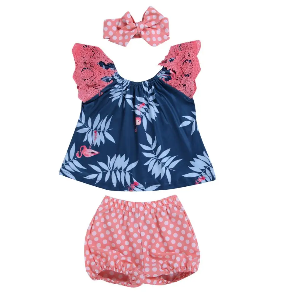 2019 Baby Girls Clothes Sets Cotton Short sleeve floral tops + Pants + Headband 3PC Outfits for Girls 3-24M
2019 Baby Girls Clothes Sets Cotton Short sleeve floral tops + Pants + Headband 3PC Outfits for Girls 3-24M