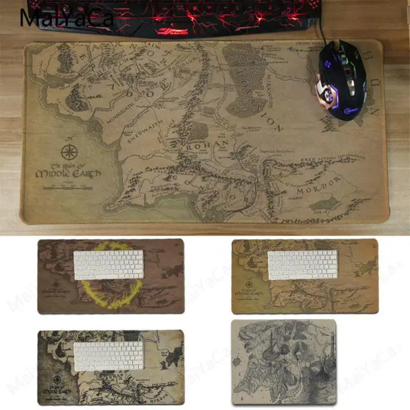 Yinuoda The Lord of the Rings map Gamer Speed Mice Retail Small Rubber Mousepad Size 180x220 mm and 300*600*2mm Gaming Mousepads
Yinuoda The Lord of the Rings map Gamer Speed Mice Retail Small Rubber Mousepad Size 180x220 mm and 300*600*2mm Gaming Mousepads
