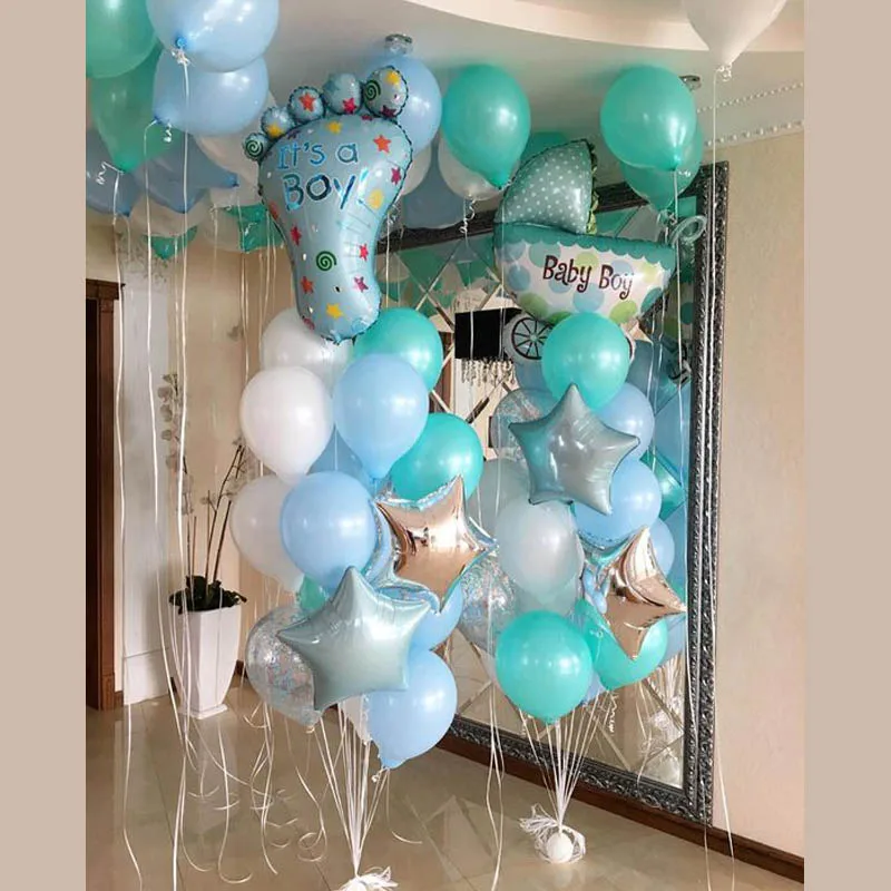 50pcs/set Baby Boy 1st Birthday Decoration Newborn Boy Birthday Party Baptism Christening Decorated Helium Balloons Kids Gifts
50pcs/set Baby Boy 1st Birthday Decoration Newborn Boy Birthday Party Baptism Christening Decorated Helium Balloons Kids Gifts