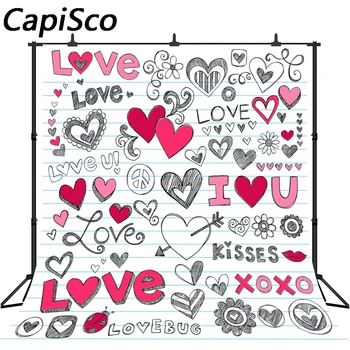 Capisco Love Graffiti Valentine Day Photography Backdrops Romantic Studio vinyl Cloth Fabric Photo Background
Capisco Love Graffiti Valentine Day Photography Backdrops Romantic Studio vinyl Cloth Fabric Photo Background
