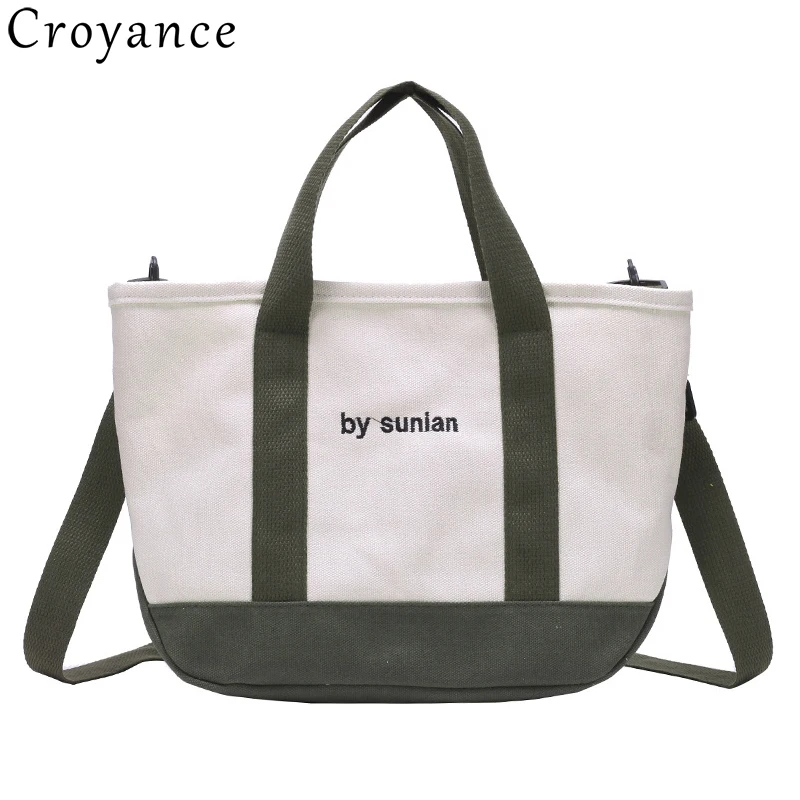 Croyance Casual Totes Canvas Handbags for Women Simple Style Shoulder Bag Crossbody Fashion Bag
Croyance Casual Totes Canvas Handbags for Women Simple Style Shoulder Bag Crossbody Fashion Bag