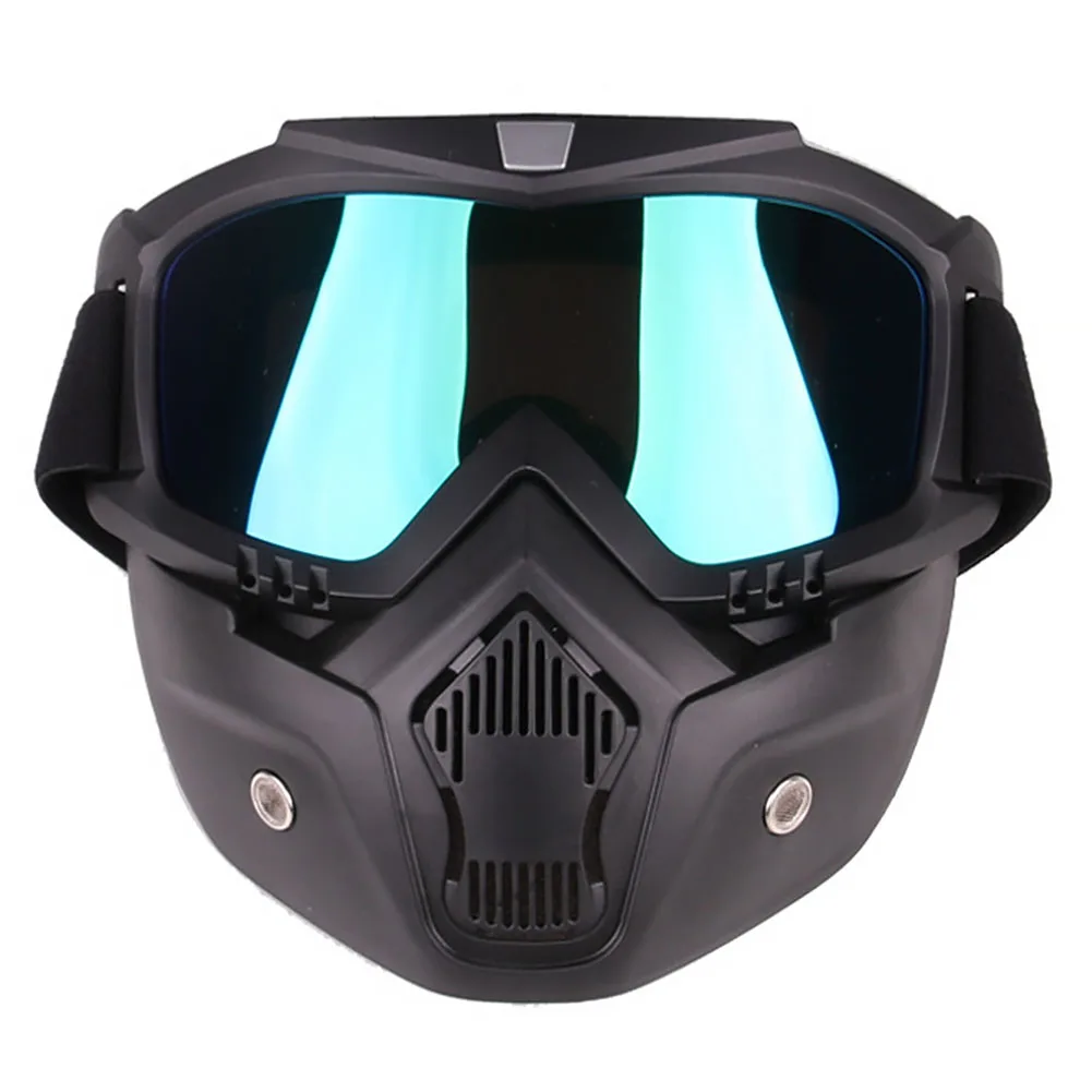 Hot Sales Modular Mask Detachable Goggles And Mouth Filter Perfect for Open Face Motorcycle Half Helmet or Vintage Helmets
Hot Sales Modular Mask Detachable Goggles And Mouth Filter Perfect for Open Face Motorcycle Half Helmet or Vintage Helmets
