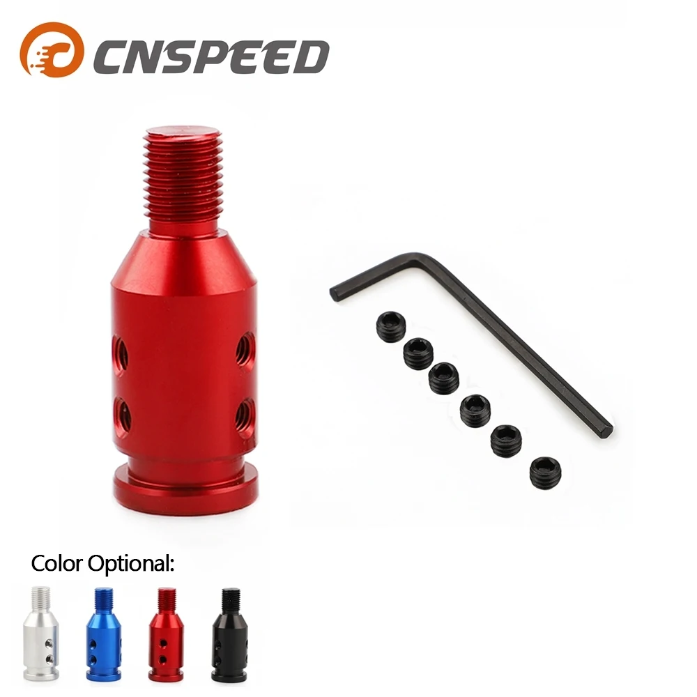 CNSPEED Universal Aluminum Shift Knob Adapter for Non Threaded Shifters BMW 12x1.25mm
CNSPEED Universal Aluminum Shift Knob Adapter for Non Threaded Shifters BMW 12x1.25mm