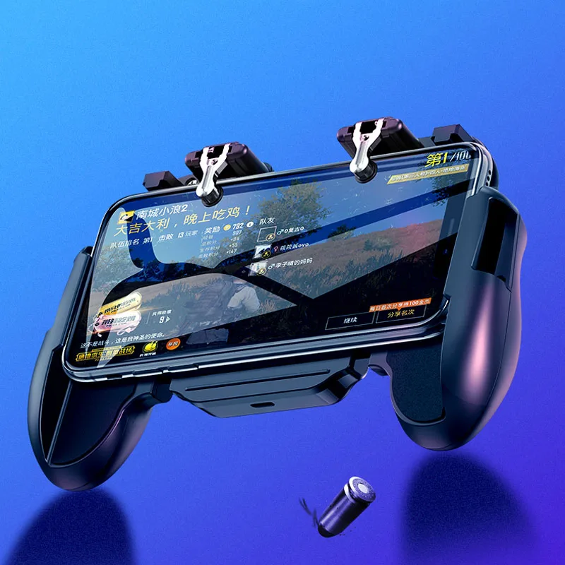 GamePad Pubg Controller Trigger Cooler Cooling Fire PUBG Mobile Game Controller Joystick Metal L1 R1 Trigger for IPhone Android
GamePad Pubg Controller Trigger Cooler Cooling Fire PUBG Mobile Game Controller Joystick Metal L1 R1 Trigger for IPhone Android