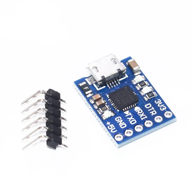 

CJMCU CP2102 MICRO USB to UART TTL Module 6Pin Serial Converter UART STC Replace FT232 NEW for arduino