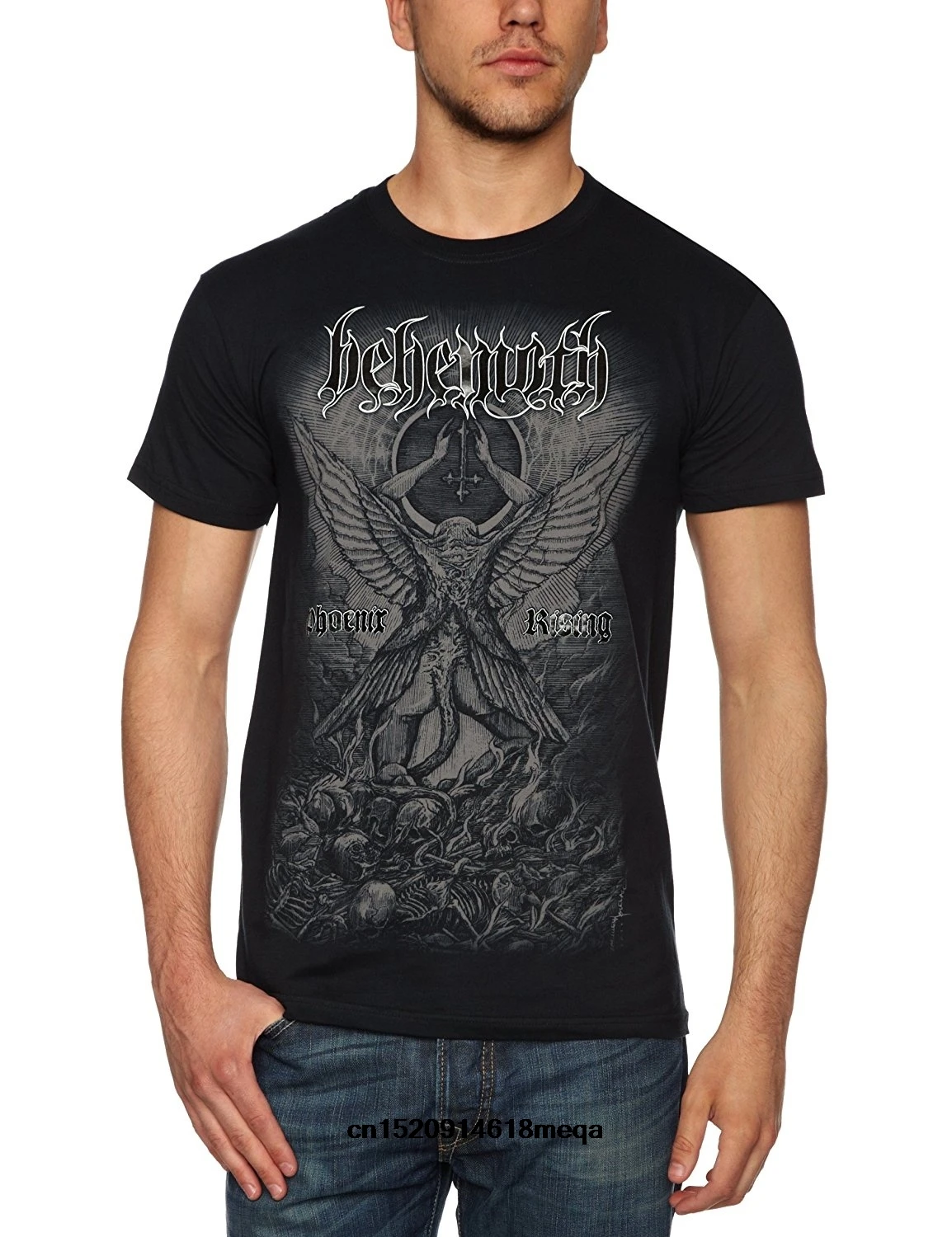 t shirt Men Fashion Printing Behemoth Phoenix Rising Men's T-Shirt 
t shirt Men Fashion Printing Behemoth Phoenix Rising Men's T-Shirt