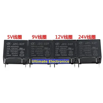10pcs HF32F- JZC-32F-012-HS -HS3 JZC-32F-009-HS -HS3 JZC-32F-024-HS -HS3 5A 4feet relay
10pcs HF32F- JZC-32F-012-HS -HS3 JZC-32F-009-HS -HS3 JZC-32F-024-HS -HS3 5A 4feet relay