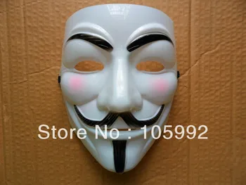 V vendetta team guy fawkes masquerade Halloween carnival Mask(adult size) white colors 100pcs/lot
V vendetta team guy fawkes masquerade Halloween carnival Mask(adult size) white colors 100pcs/lot