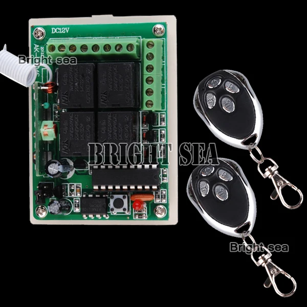 NEW # 433MHZ 315 MHz DC12V 4CH RF Wireless Remote Control Switch Controllers & Rceiver Modules
NEW # 433MHZ 315 MHz DC12V 4CH RF Wireless Remote Control Switch Controllers & Rceiver Modules