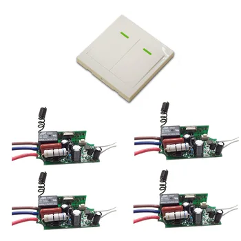 Top Sales Smart Home AC220V RF Wireless Remote Control Switch System for Lights with 2Button Wall Transmitter ON OFF
Top Sales Smart Home AC220V RF Wireless Remote Control Switch System for Lights with 2Button Wall Transmitter ON OFF