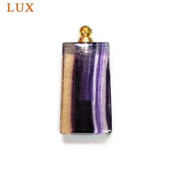 Hand Carved Rainbow Fluorite Potion Perfume Bottle rectangle natural gems stone pendant Essential oil diffusefor necklace making
Hand Carved Rainbow Fluorite Potion Perfume Bottle rectangle natural gems stone pendant Essential oil diffusefor necklace making