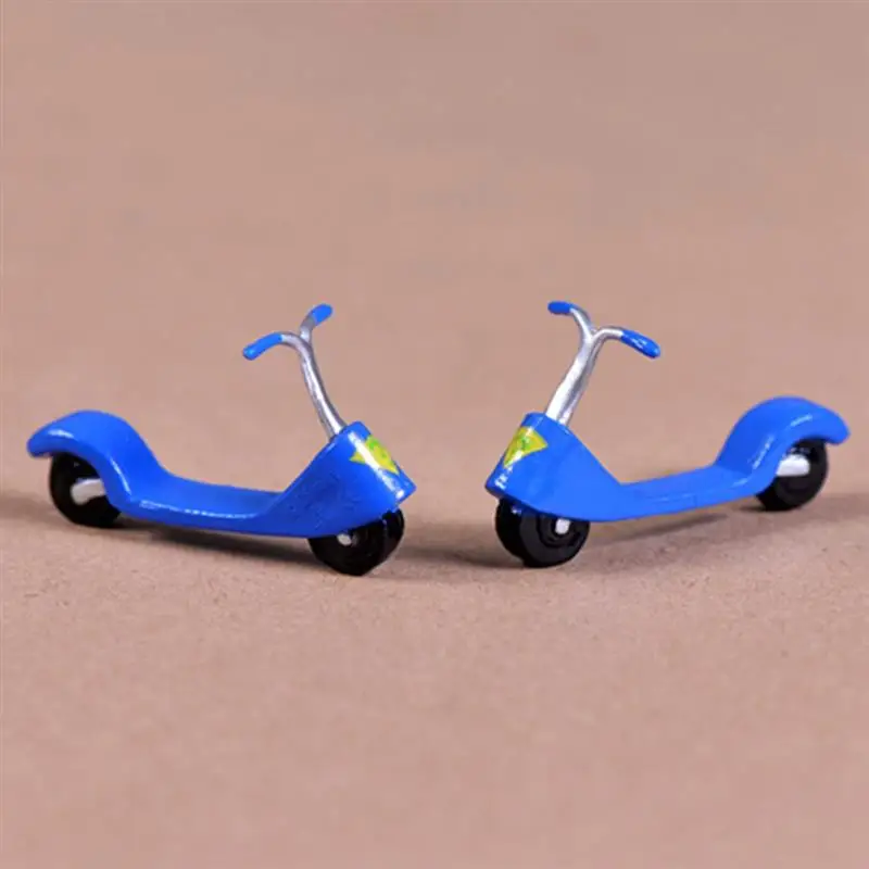 2pcs Blue Scooter Resin Craft DIY Micro Landscape Miniatures/Terrarium Dollhouse Decor DIY Ornaments Accessories
2pcs Blue Scooter Resin Craft DIY Micro Landscape Miniatures/Terrarium Dollhouse Decor DIY Ornaments Accessories