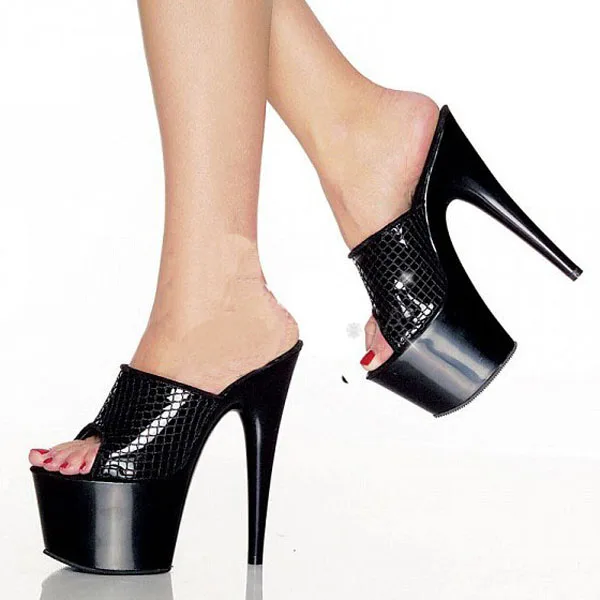 The new stage runway is cool procrastinate 17 cm super high heels shoes that occupy the home, black Dance Shoes
The new stage runway is cool procrastinate 17 cm super high heels shoes that occupy the home, black Dance Shoes