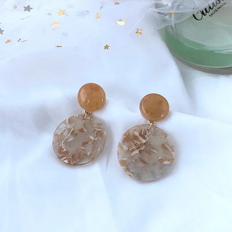 UJBOX Wholesale Round Acetate Earrings Women Geometric Resin Acetic Acid Earrings No Hole Earrings Female Jewelry Gift E318
UJBOX Wholesale Round Acetate Earrings Women Geometric Resin Acetic Acid Earrings No Hole Earrings Female Jewelry Gift E318