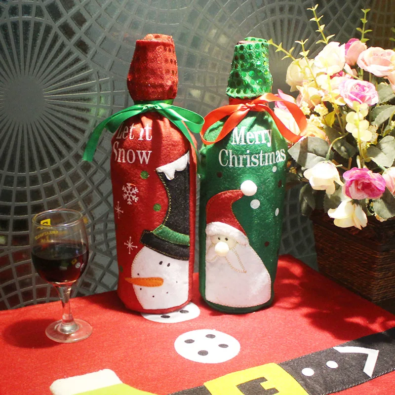 New Creative Embroidery Elderly Snowman Christmas Wine Set Gift Bag Christmas Gift Bag Wedding Christmas Party Decoration BZ
New Creative Embroidery Elderly Snowman Christmas Wine Set Gift Bag Christmas Gift Bag Wedding Christmas Party Decoration BZ
