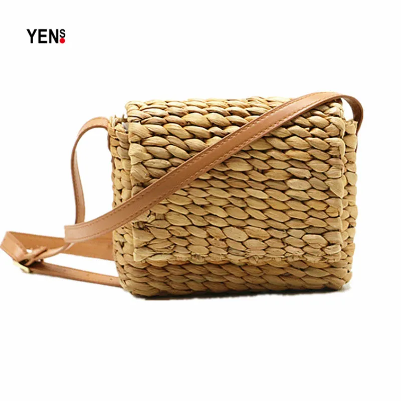 Summer Women'S Messenger Bag Fashion Natural Retro Khaki Pure Handmade Rattan Woven Bag Beach Shoulder Strap Bag
Summer Women'S Messenger Bag Fashion Natural Retro Khaki Pure Handmade Rattan Woven Bag Beach Shoulder Strap Bag