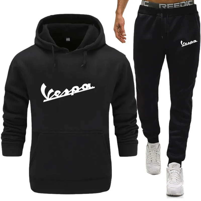 New Winter Tracksuits Men Set Thicken Vespa print Hoodies + Pants Suit Spring Sweatshirt Sportswear Set Male Hoodie Sporting Sui
New Winter Tracksuits Men Set Thicken Vespa print Hoodies + Pants Suit Spring Sweatshirt Sportswear Set Male Hoodie Sporting Sui