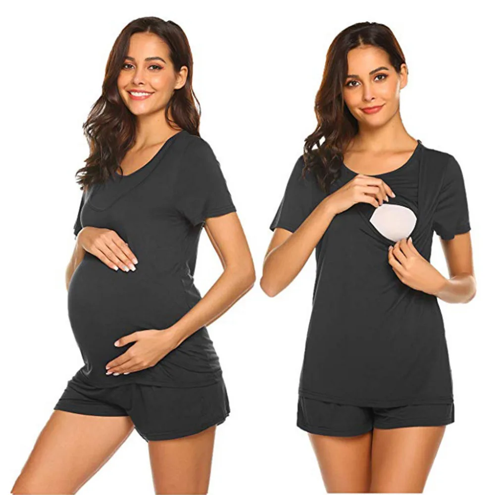 Maternity Nursing long sleeve 2pcs/set Pregnant Women's Sleepwear Breastfeeding pajamas set for Pregnant Women Maternity Clothes
Maternity Nursing long sleeve 2pcs/set Pregnant Women's Sleepwear Breastfeeding pajamas set for Pregnant Women Maternity Clothes