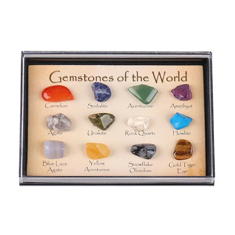 Creative Handcraft Natural Polished Crystal Gemstone Identification Card Collector Kit For Embellishment Decoration Friends Fami
Creative Handcraft Natural Polished Crystal Gemstone Identification Card Collector Kit For Embellishment Decoration Friends Fami
