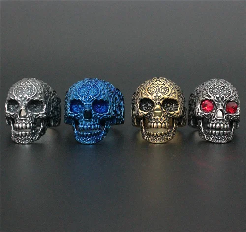 Fashion Cool Eye Biker Skull Ring 316L Stainless Steel Free Shipping Personal Design Skull Ring
Fashion Cool Eye Biker Skull Ring 316L Stainless Steel Free Shipping Personal Design Skull Ring