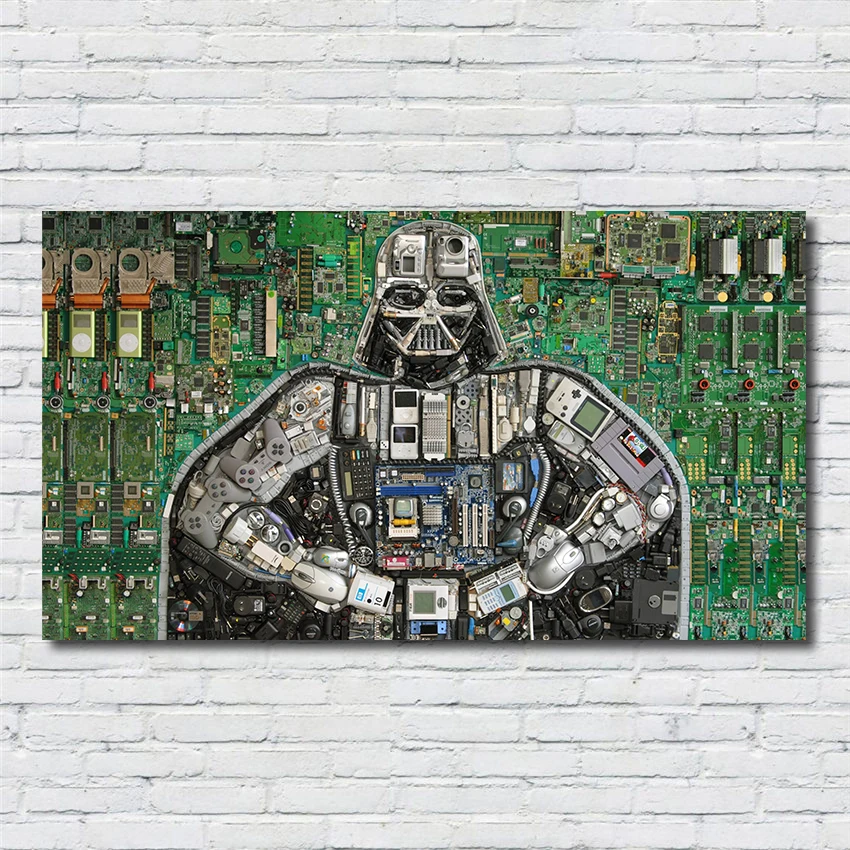 Star Wars Computer motherboard warrior Painting quality Reying Movie Home Decor Art Decor living posters canvas painting R58
Star Wars Computer motherboard warrior Painting quality Reying Movie Home Decor Art Decor living posters canvas painting R58