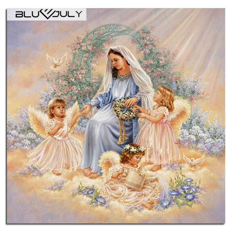 Madonna and Child Diamond Painting Cross-Stitch Kits For Embroidery Religion Picture Of Rhinestones Angel Crystal Paintings DIY
Madonna and Child Diamond Painting Cross-Stitch Kits For Embroidery Religion Picture Of Rhinestones Angel Crystal Paintings DIY