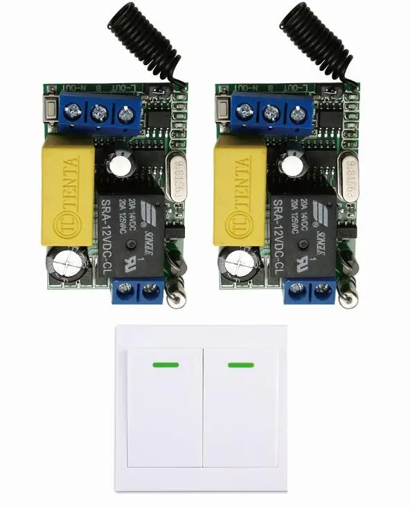 Mini Size 220V 1CH 1CH 10A RF Wireless Remote Switch Wireless Light Switch + Wireless Wall Panel Remote Control ,315/433.92 MHZ
Mini Size 220V 1CH 1CH 10A RF Wireless Remote Switch Wireless Light Switch + Wireless Wall Panel Remote Control ,315/433.92 MHZ