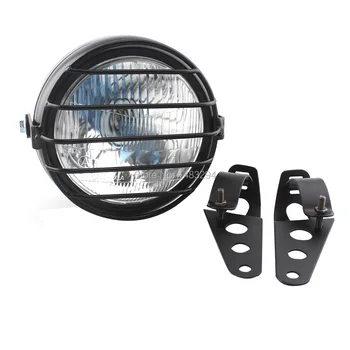 Black Metal Grill+Metal Bracket+Metal Headlight Fits For CG125 GN125 CB200 CB400 CL Yamaha XJ Cafe Racer Bobber Custom
Black Metal Grill+Metal Bracket+Metal Headlight Fits For CG125 GN125 CB200 CB400 CL Yamaha XJ Cafe Racer Bobber Custom
