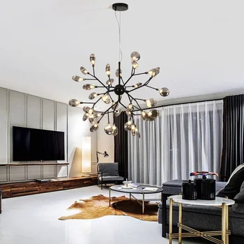 Creative blade LED chandeliers Home living room bedroom dining room study chandelier Clothing store & office commercial lighting
Creative blade LED chandeliers Home living room bedroom dining room study chandelier Clothing store & office commercial lighting