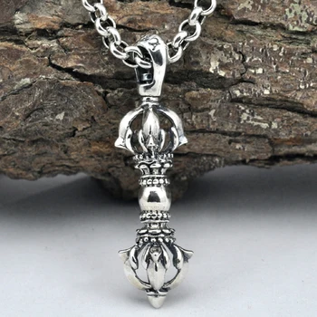 100% Real 925 Sterling Silver Vajra Pendant S925 Solid Thai Silver Pendant for Necklaces Men Women Jewelry CP06
100% Real 925 Sterling Silver Vajra Pendant S925 Solid Thai Silver Pendant for Necklaces Men Women Jewelry CP06