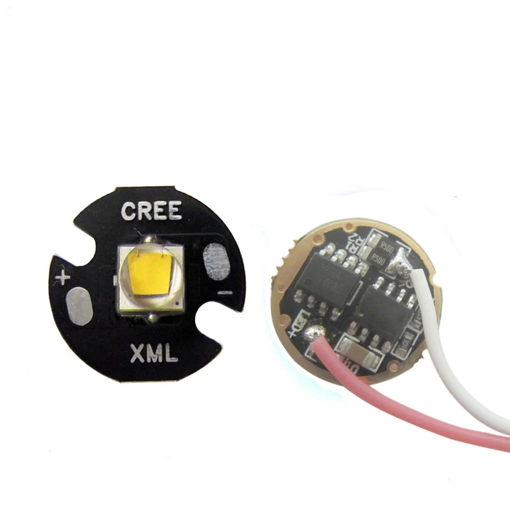 Original CREE 10W XM-L L2 / XML T6 Warm White 3000K Flashlight LED With 16mm Base + 5-Mode 3.7V Driver
Original CREE 10W XM-L L2 / XML T6 Warm White 3000K Flashlight LED With 16mm Base + 5-Mode 3.7V Driver