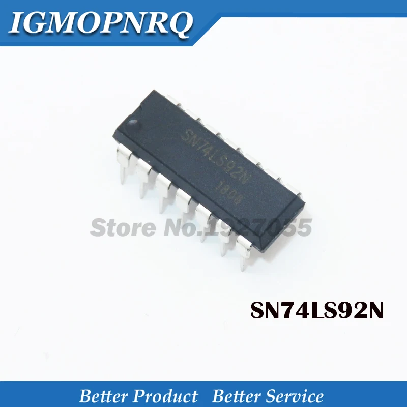 10pcs/ 7 SN74LS92N HD74LS92P DIP-14 74LS92N DIP SN74LS92 new logic IC chip original
10pcs/ 7 SN74LS92N HD74LS92P DIP-14 74LS92N DIP SN74LS92 new logic IC chip original