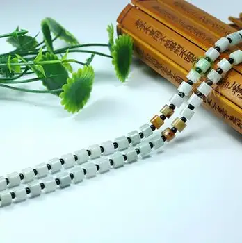 Pure manual weaving three color barrel bead collocation round bead bracelet charm men's and women's style
Pure manual weaving three color barrel bead collocation round bead bracelet charm men's and women's style