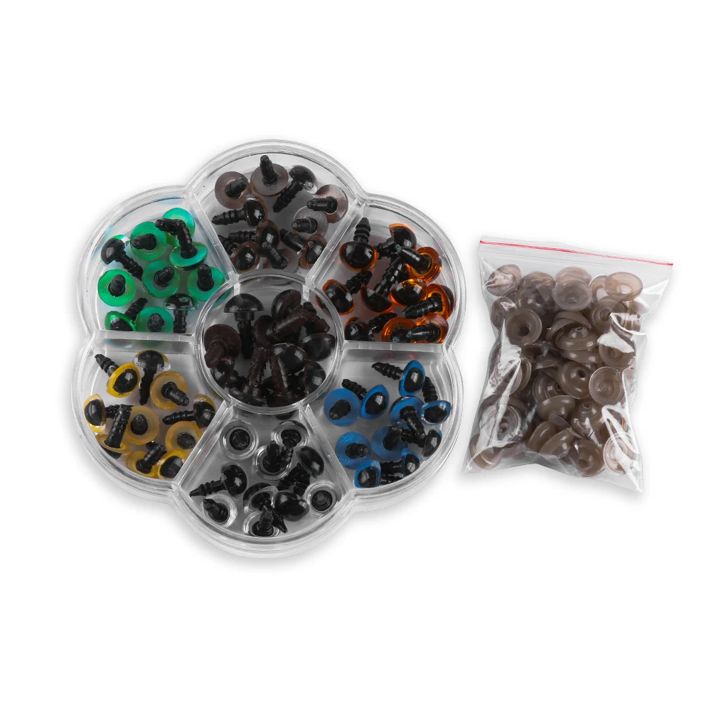 56/70pcs 7 Colors-Mix 10/12mm Snap Animal Puppet Doll Craft DIY Plastic Safety Eyes Box for Teddy Bear Stuffed Toy
56/70pcs 7 Colors-Mix 10/12mm Snap Animal Puppet Doll Craft DIY Plastic Safety Eyes Box for Teddy Bear Stuffed Toy