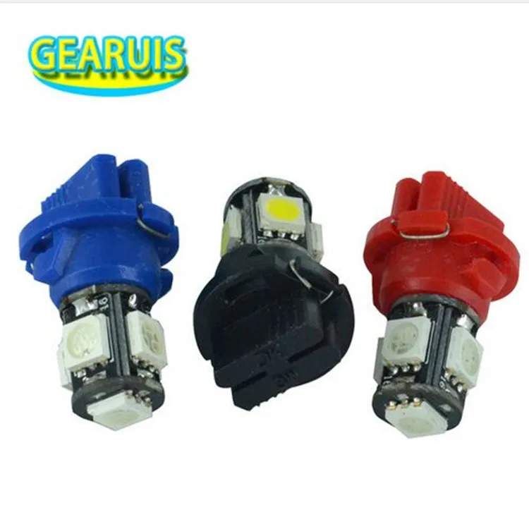 4X Car Instrument light T6.5 Non polar 5050 5 SMD LED 18MM Dashboard Bulb License Plate Lamp red white blue yellow green 12V
4X Car Instrument light T6.5 Non polar 5050 5 SMD LED 18MM Dashboard Bulb License Plate Lamp red white blue yellow green 12V