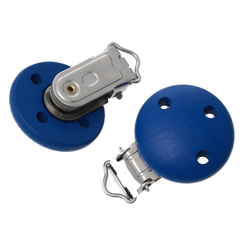 LF 5Pcs Dark Blue Wooden Metal Baby Pacifier Clip Solid Color Holders Cute Infant Soother Clasps Holders Accessories Diy Tool
LF 5Pcs Dark Blue Wooden Metal Baby Pacifier Clip Solid Color Holders Cute Infant Soother Clasps Holders Accessories Diy Tool