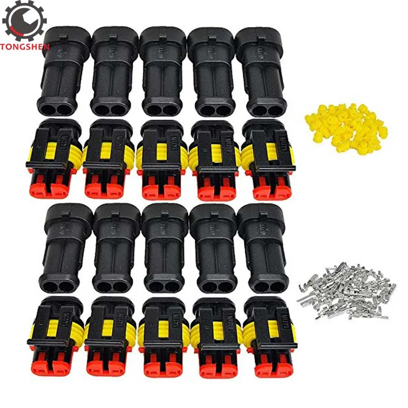 10 Kit 1 2 3 4 5 6 Pin Way Waterproof Electrical Connector 1.5mm Series Terminals Heat Shrink Quick Locking Wire Harness Sockets
10 Kit 1 2 3 4 5 6 Pin Way Waterproof Electrical Connector 1.5mm Series Terminals Heat Shrink Quick Locking Wire Harness Sockets