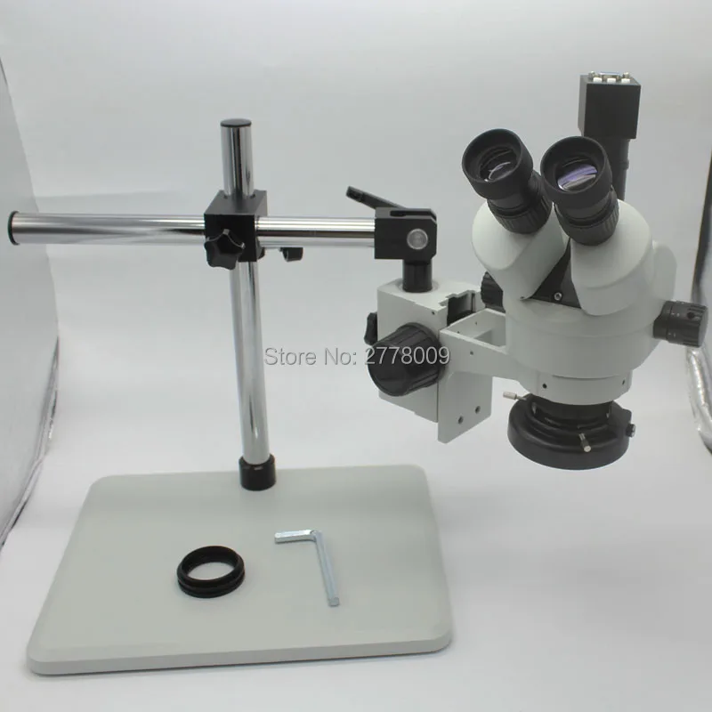 2.0MP 30fps Industrial Digital Microscope Camera VGA Output +Trinocular Stereo Microscope 3.5X-90X Continuous Zoom Magnification 
2.0MP 30fps Industrial Digital Microscope Camera VGA Output +Trinocular Stereo Microscope 3.5X-90X Continuous Zoom Magnification