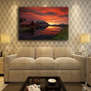 Living Room Wall Art Pictures 1 Piece Sunset At Iceland Painting Brown Mountain Lake Canvas Prints Hut Poster Home Decor Framed
Living Room Wall Art Pictures 1 Piece Sunset At Iceland Painting Brown Mountain Lake Canvas Prints Hut Poster Home Decor Framed