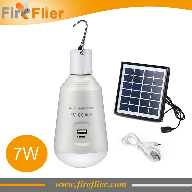 1pc Solar Power e27 Led Bulb 7w with Hook for Outdoor Use Spot Flash Lamp Portable Camping Tent Solar Lamp or USB Charge dc5v
1pc Solar Power e27 Led Bulb 7w with Hook for Outdoor Use Spot Flash Lamp Portable Camping Tent Solar Lamp or USB Charge dc5v