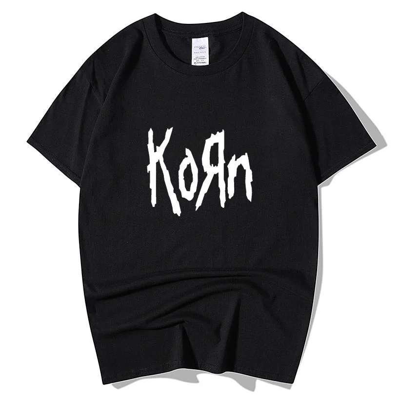 Rock Band Korn T Shirt Man Woman Hip Hop Streetwear Casual Short Sleeve Crewneck Cotton T-Shirt Summer Tops Tee Plus Size Tshirt
Rock Band Korn T Shirt Man Woman Hip Hop Streetwear Casual Short Sleeve Crewneck Cotton T-Shirt Summer Tops Tee Plus Size Tshirt
